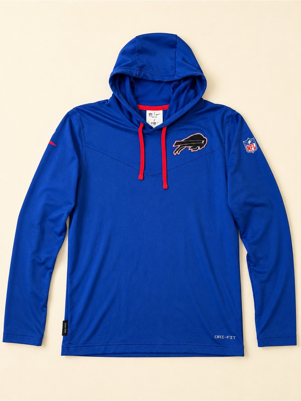 Nike Dri-FIT Buffalo Bills NFL Hoodie Blue Pullover Men’s Medium